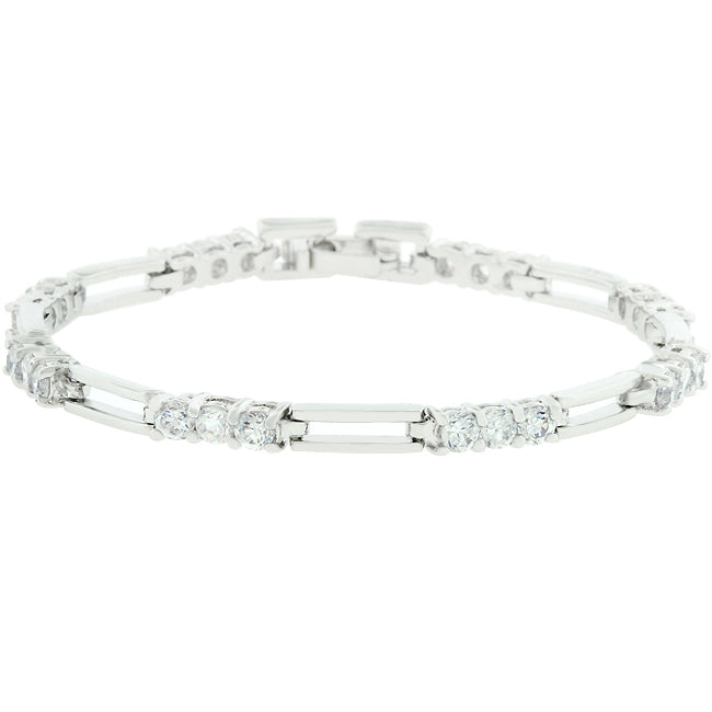 Elegant Triplet Cubic Zirconia Bracelet - The Best Accessory