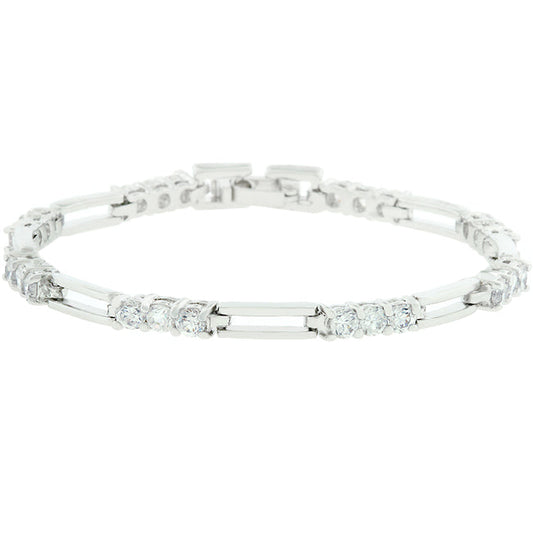 Elegant Triplet Cubic Zirconia Bracelet - The Best Accessory