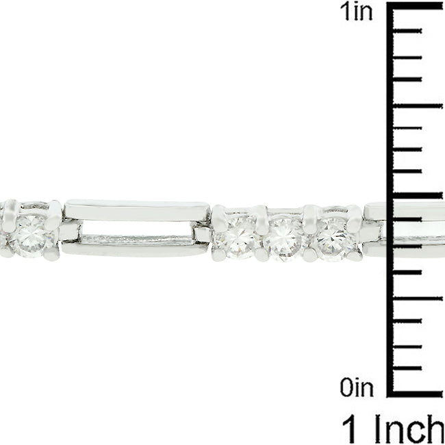 Elegant Triplet Cubic Zirconia Bracelet - The Best Accessory
