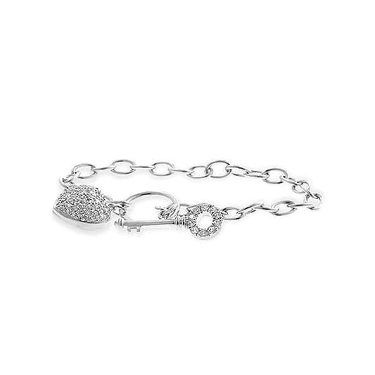 Heart and Key Bracelet - The Best Accessory