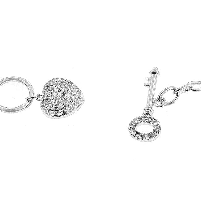 Heart and Key Bracelet - The Best Accessory