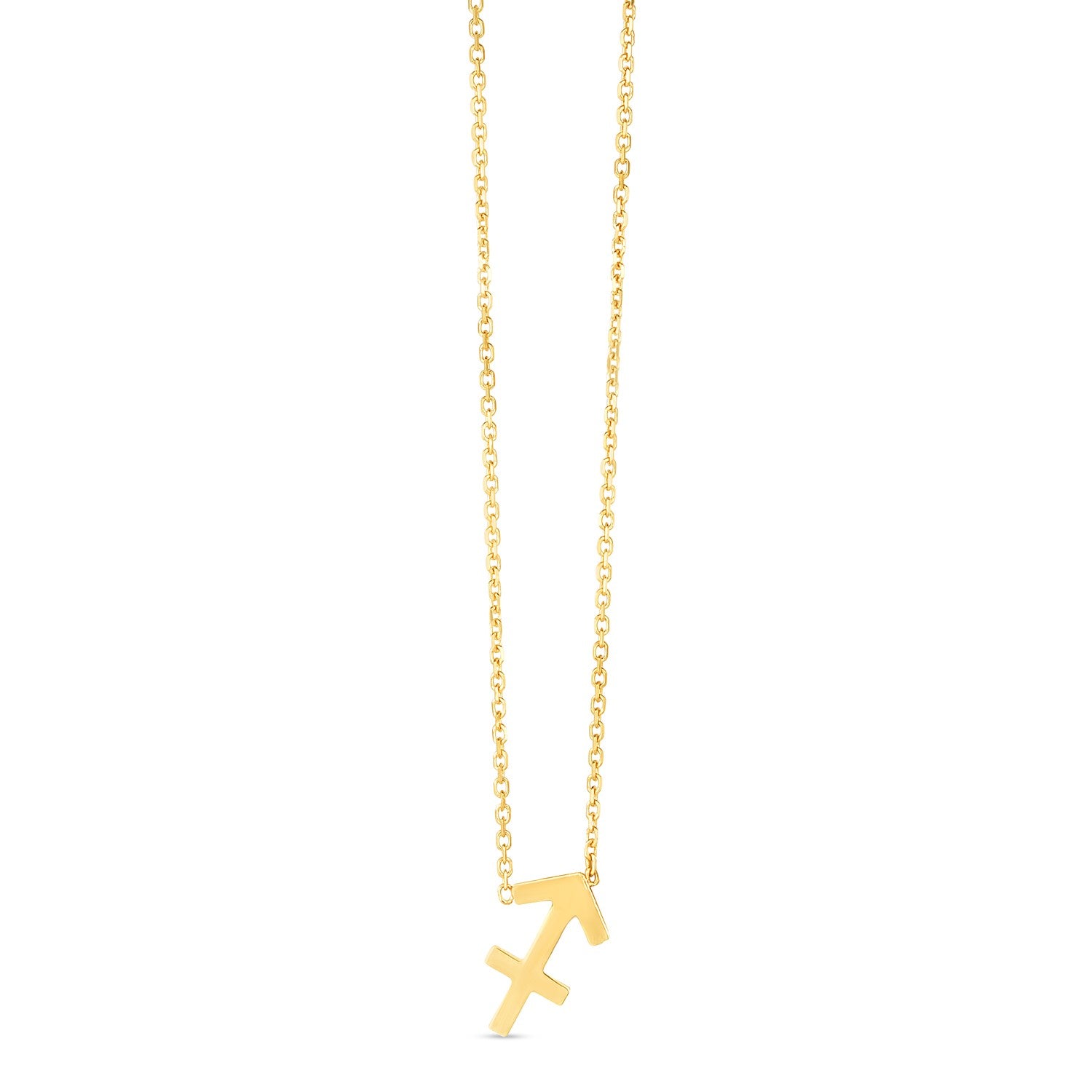 14K Yellow Gold Sagittarius Necklace - The Best Accessory