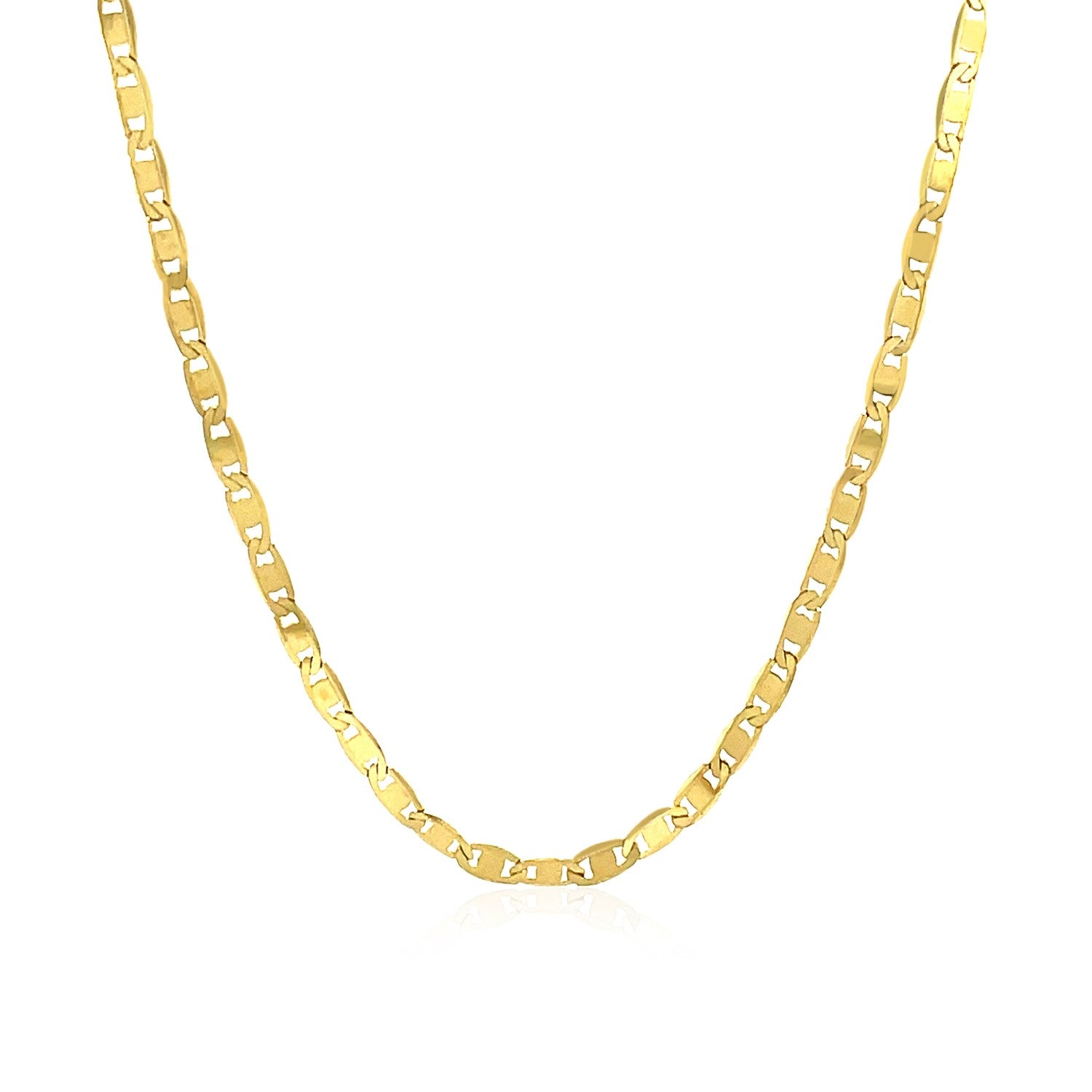 10k Yellow Gold Mariner Link Chain (2.30 mm) - The Best Accessory
