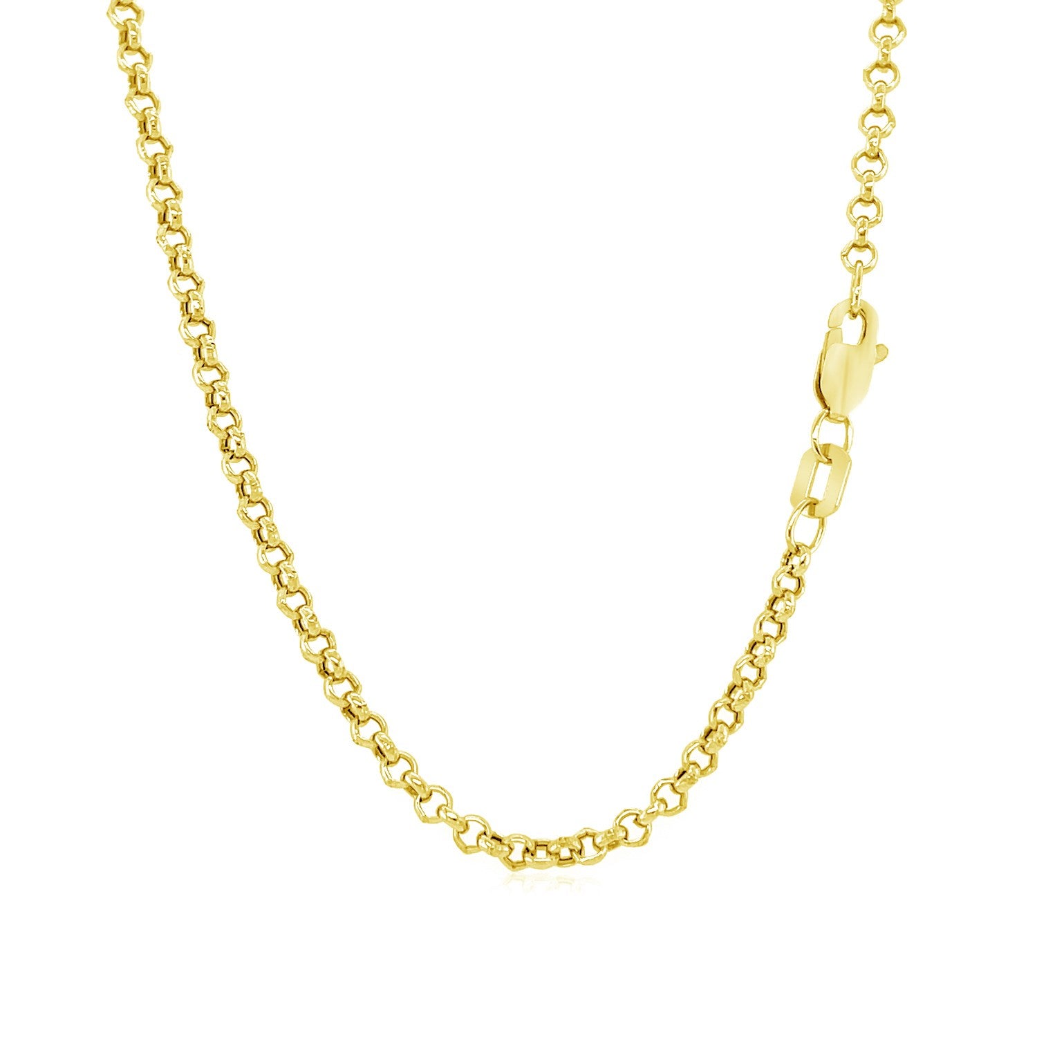 10k Yellow Gold Rolo Chain (2.40 mm) - The Best Accessory