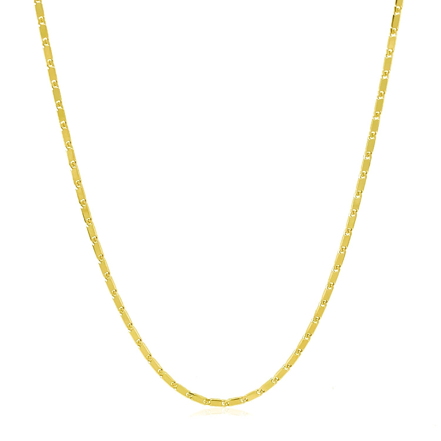 14k Yellow Gold Lumina Pendant Chain (1.00 mm) - The Best Accessory