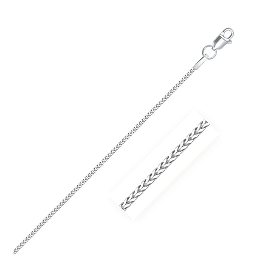 14k White Gold Franco Chain (0.90 mm) - The Best Accessory
