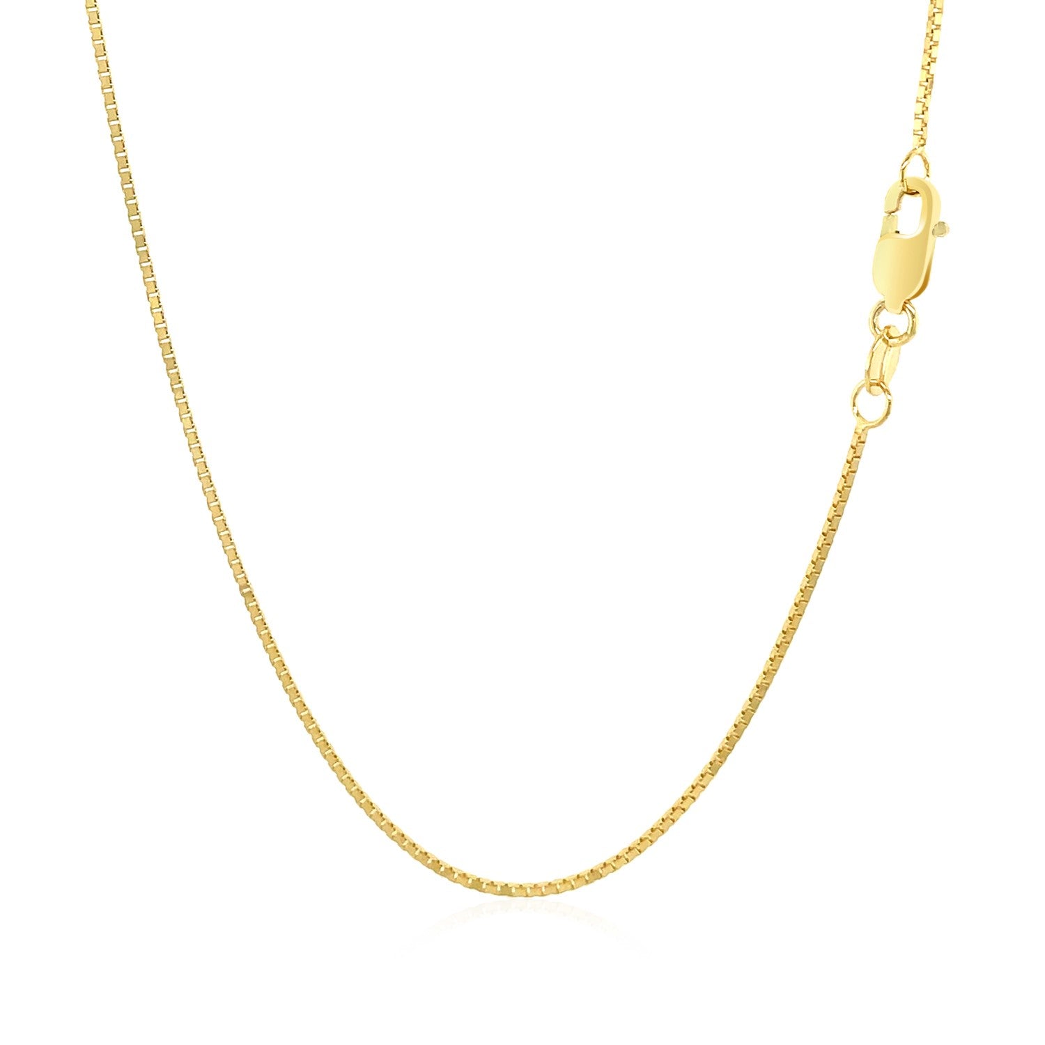 10k Yellow Gold Classic Box Chain (0.78 mm) - The Best Accessory