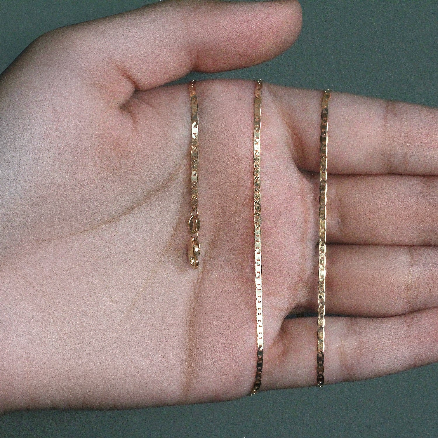 14k Yellow Gold Mariner Link Chain (1.70 mm) - The Best Accessory