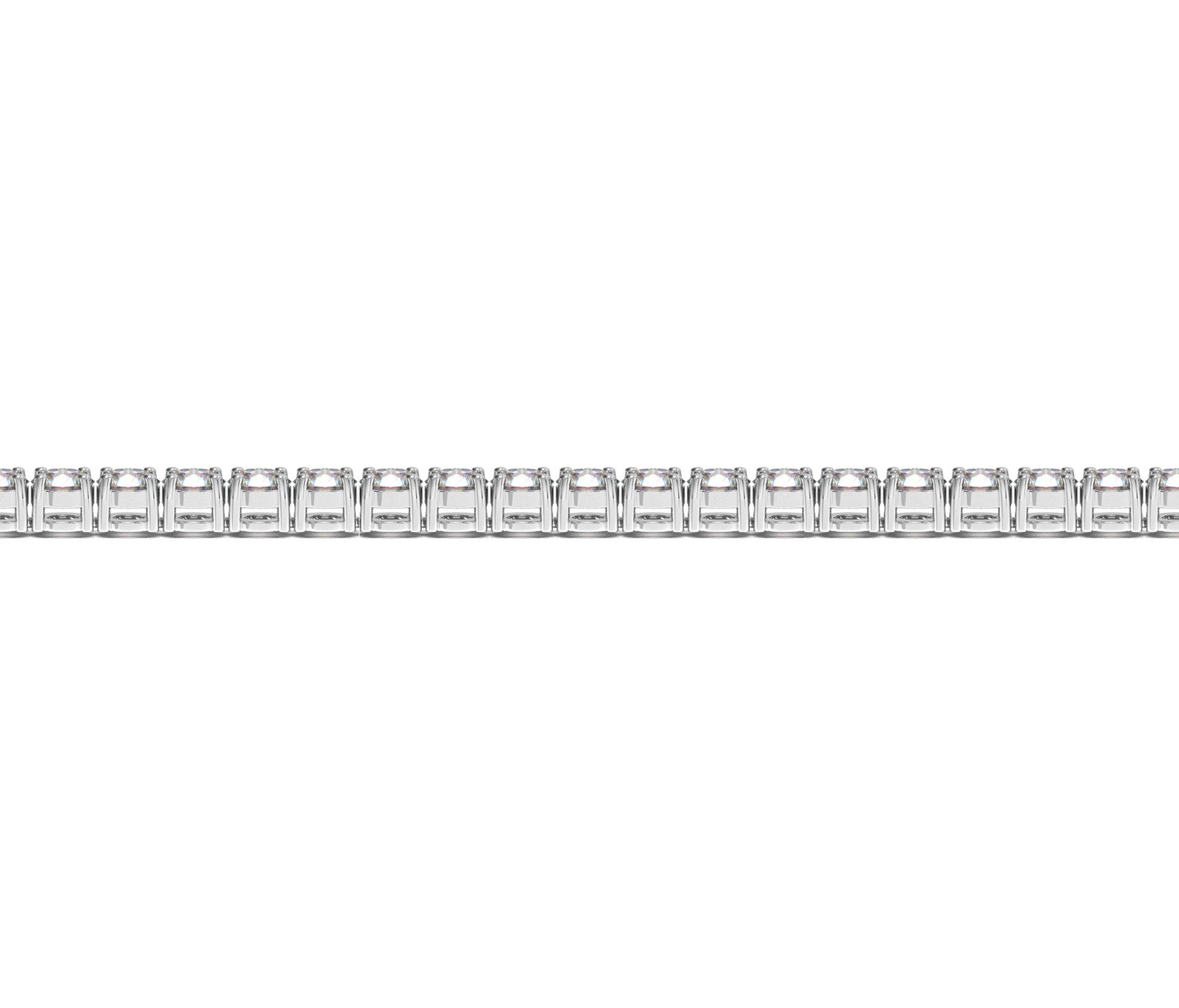 Lab Grown Round Diamond Tennis Bracelet in 14k White Gold (5 cctw  F/G  VS2/SI1) - The Best Accessory