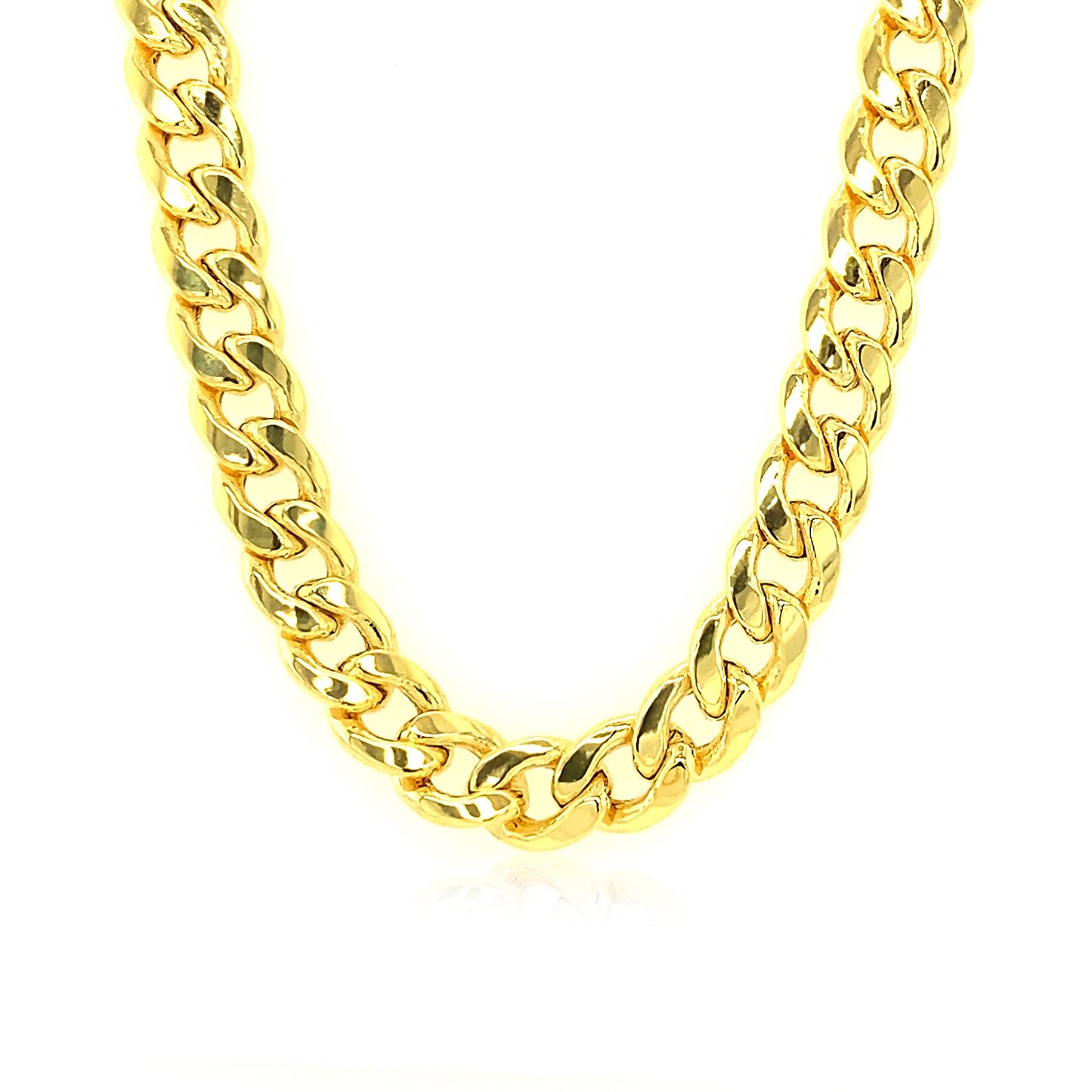 10k Yellow Gold Light Miami Cuban Chain (7.00 mm) - The Best Accessory