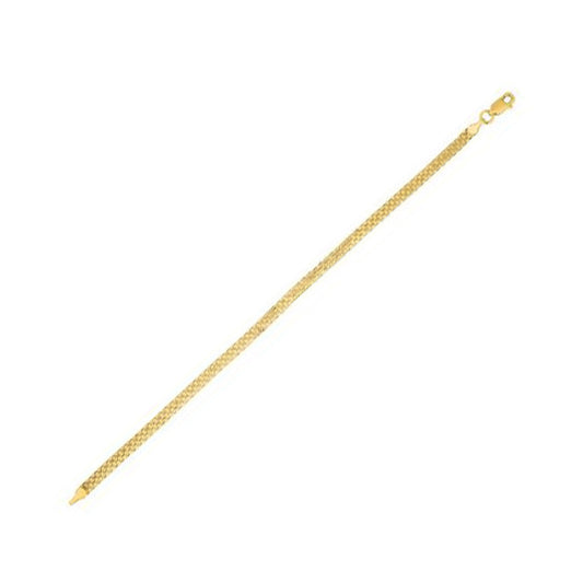 14k Yellow Gold Bismark Chain (3.50 mm) - The Best Accessory