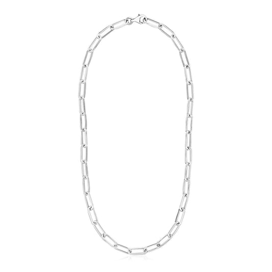 Sterling Silver Paperclip Chain Necklace - The Best Accessory
