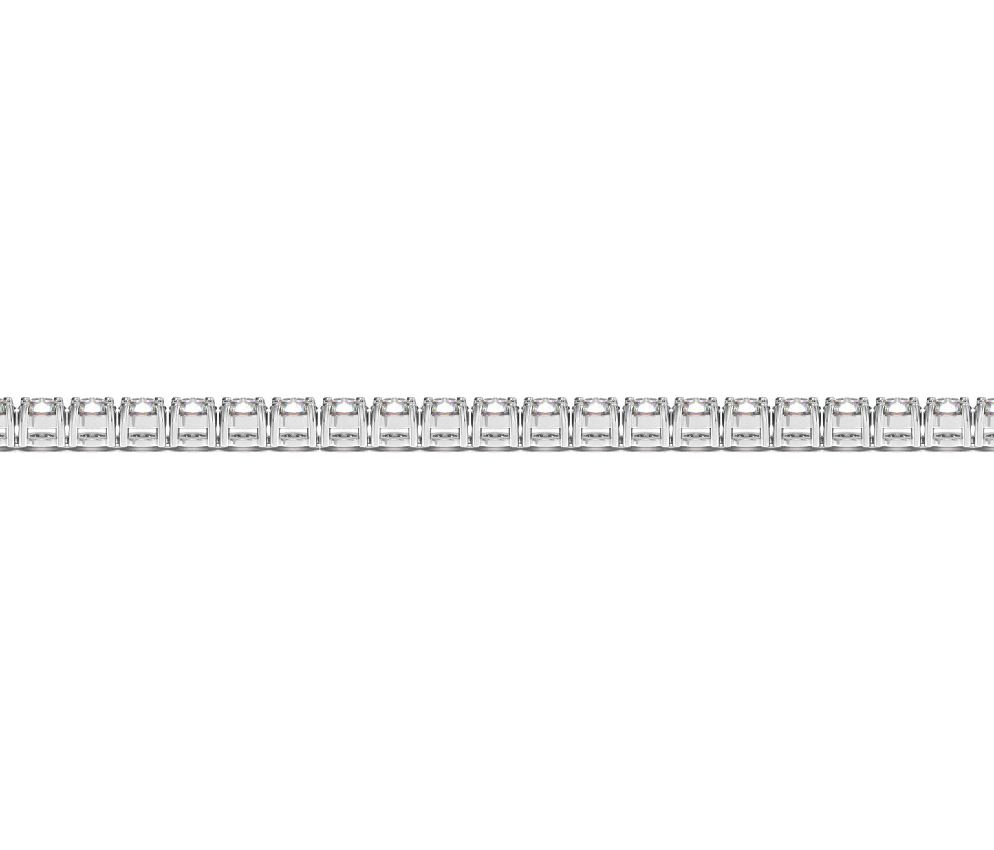 Lab Grown Round Diamond Tennis Bracelet in 14k White Gold (4 cctw F/G  VS2/SI1) - The Best Accessory