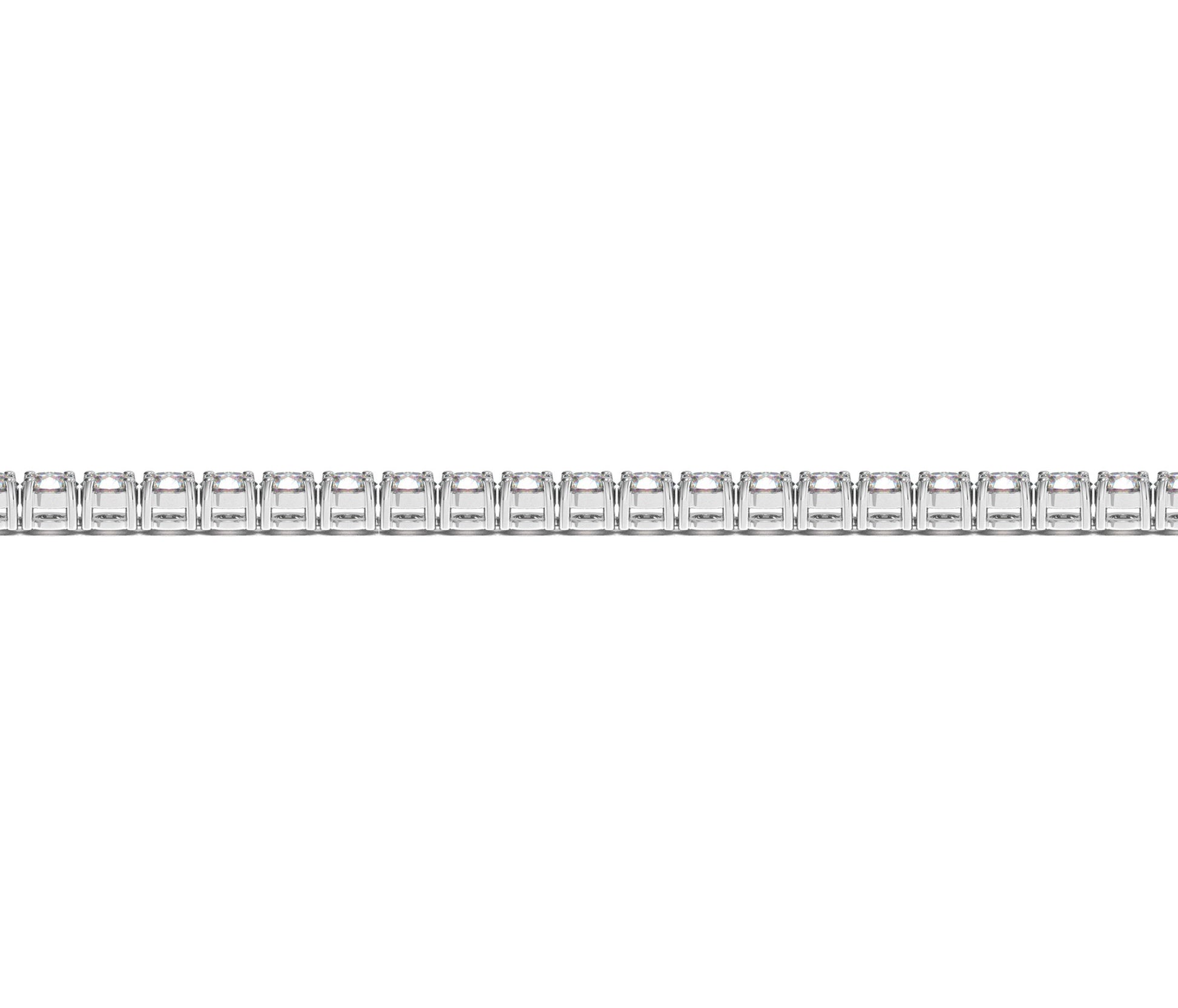 Lab Grown Round Diamond Tennis Bracelet in 14k White Gold (4 cctw F/G  VS2/SI1) - The Best Accessory