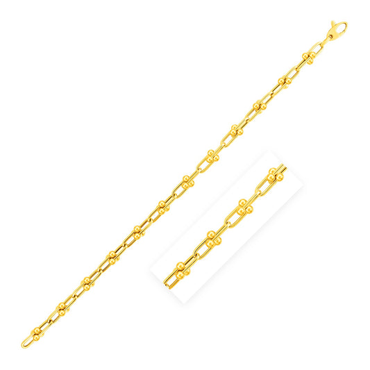 Jax Chain in 14k Yellow Gold (4.00 mm) - The Best Accessory