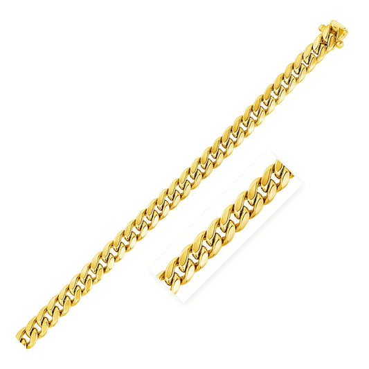 10k Yellow Gold Semi Solid Miami Cuban Chain (5.00 mm) - The Best Accessory