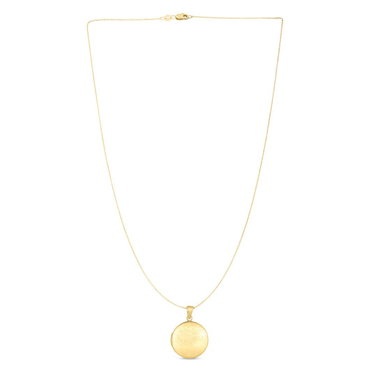 14k Yellow Gold Tree of Life Locket Necklace - The Best Accessory