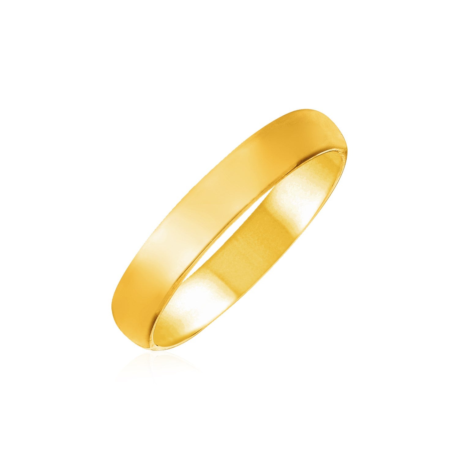 14k Yellow Gold Comfort Fit Wedding Band(4.00 mm) - The Best Accessory