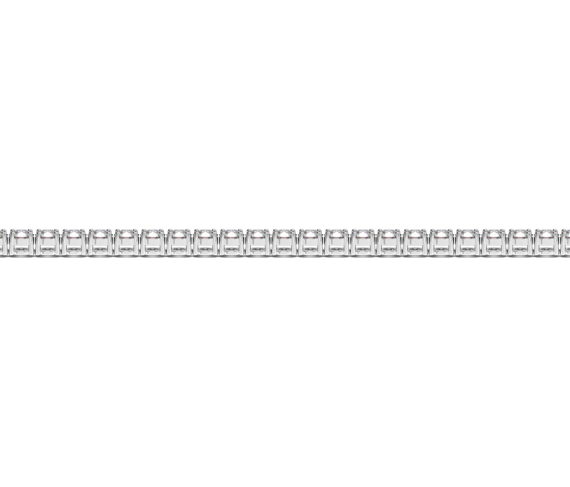 Lab Grown Round Diamond Tennis Bracelet in 14k White Gold (3 cctw F/G  VS2/SI1) - The Best Accessory