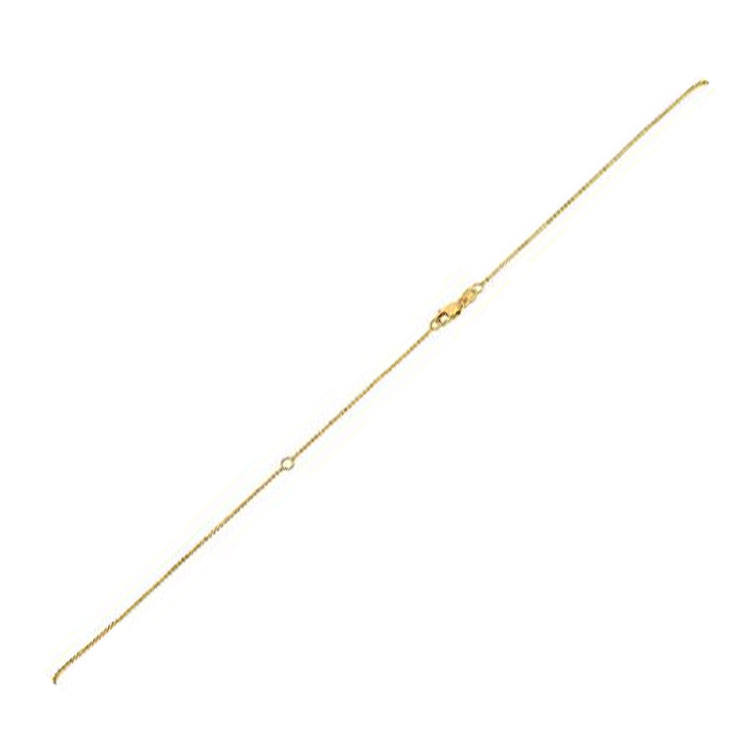 Extendable Bead Chain in 14k Yellow Gold (1.00 mm) - The Best Accessory