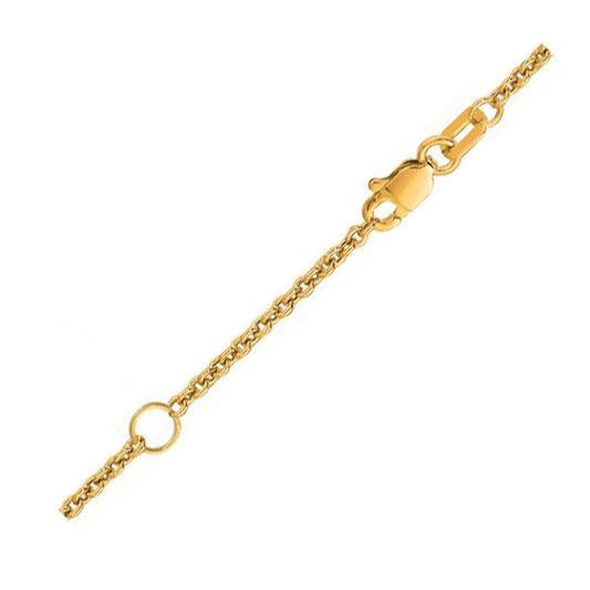 Extendable Cable Chain in 18k Yellow Gold (1.80 mm) - The Best Accessory