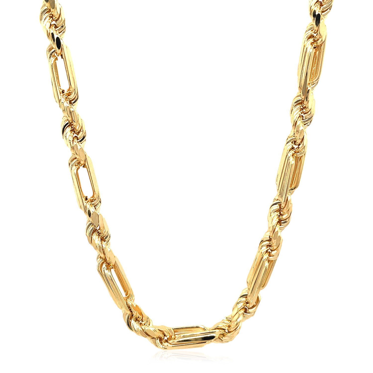 14k Yellow Gold Figaro Chain Necklace - The Best Accessory