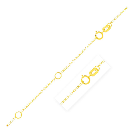 Double Extendable Piatto Chain in 14k Yellow Gold (1.30 mm) - The Best Accessory