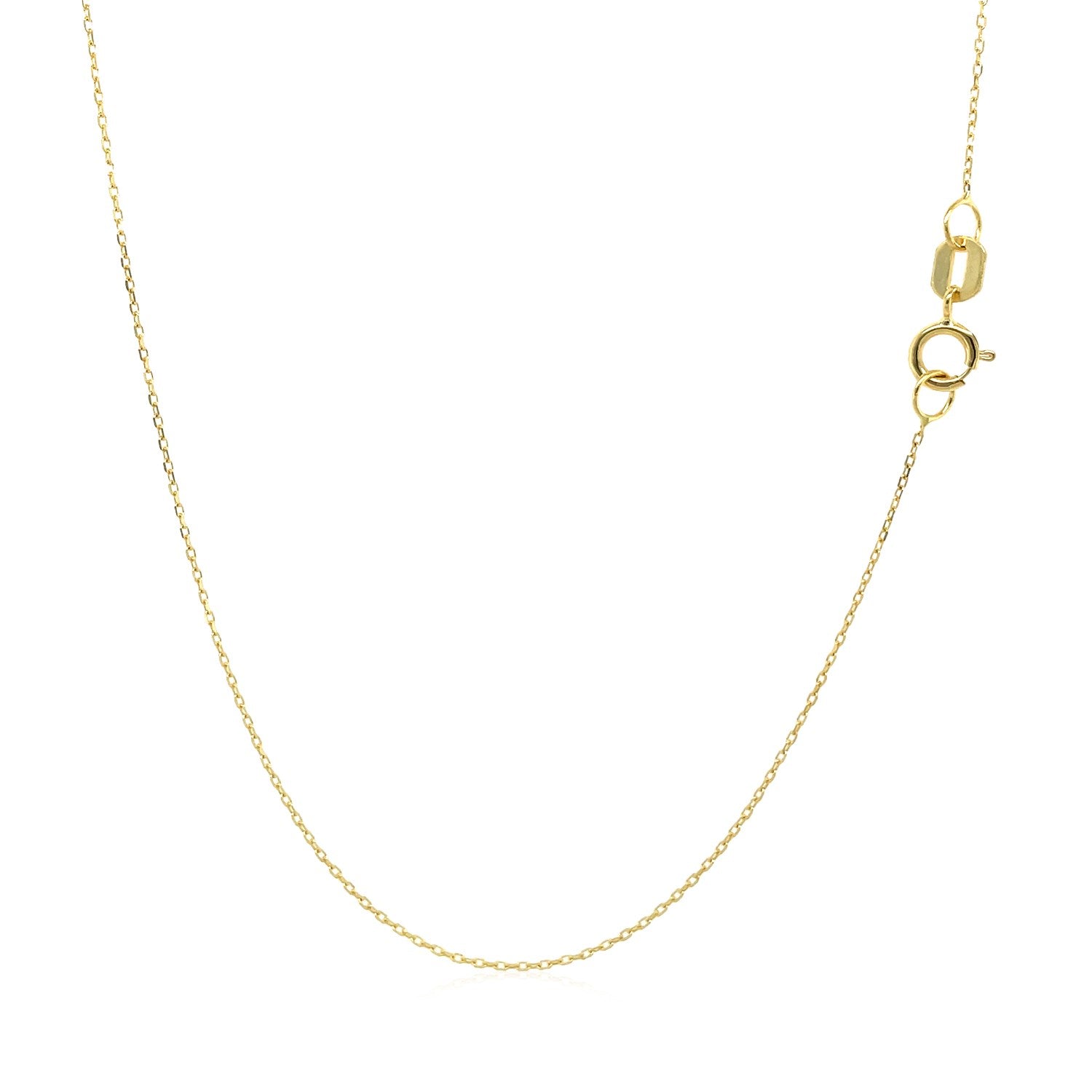 14k Yellow Gold Necklace with Moon - The Best Accessory