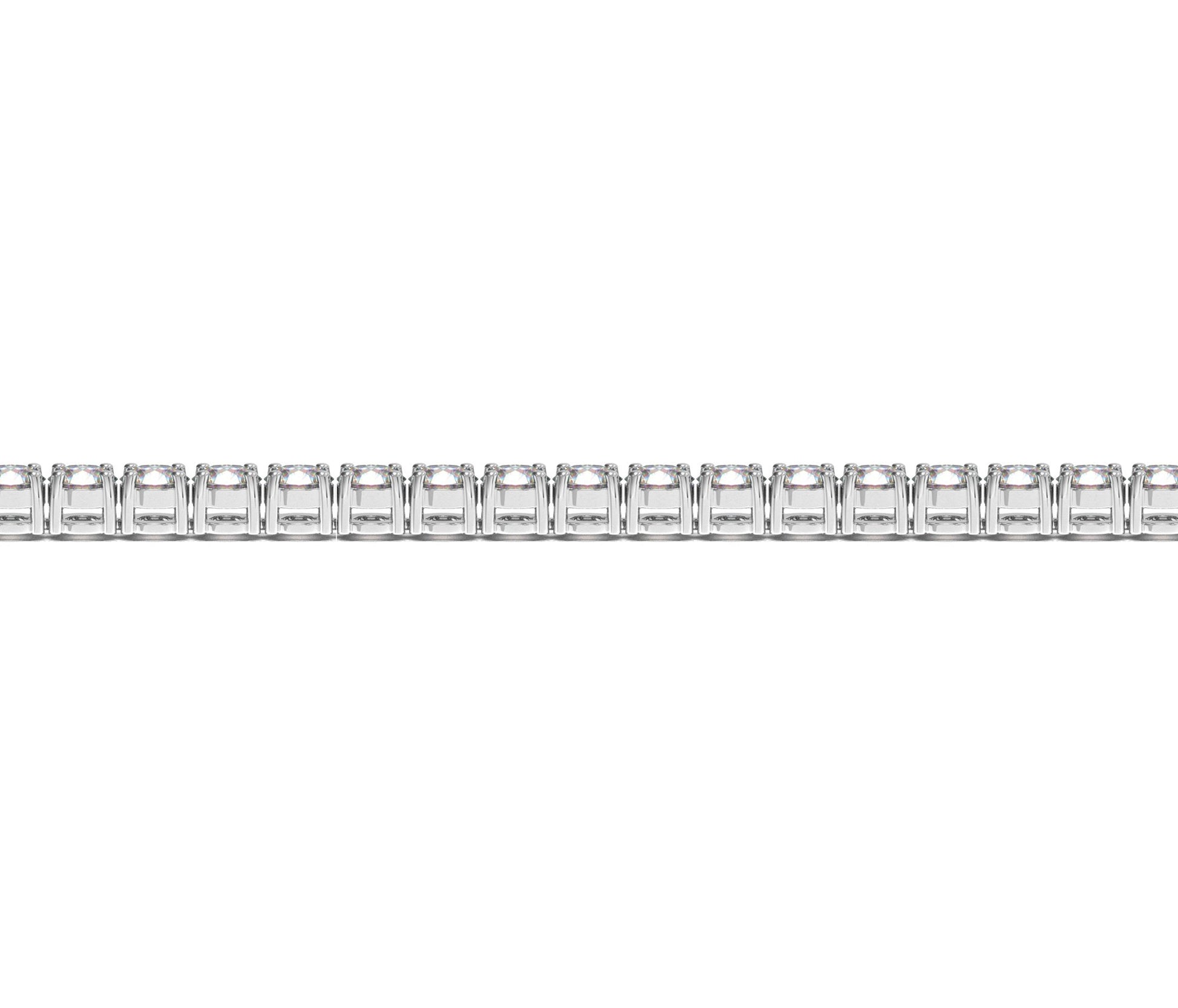 Lab Grown Round Diamond Tennis Bracelet in 14k White Gold (6 cctw F/G  VS2/SI1) - The Best Accessory
