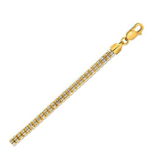 Ice Barrel Chain in 14k Yellow Gold (4.25 mm) - The Best Accessory