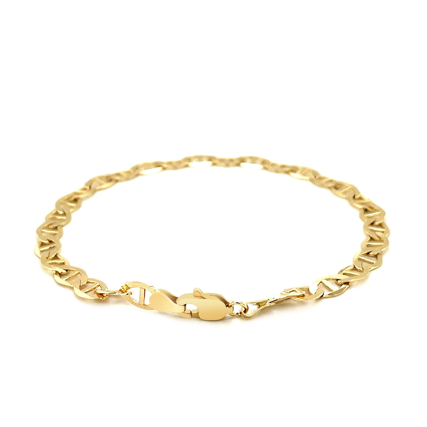 10k Yellow Gold Mariner Link Bracelet (5.10 mm) - The Best Accessory