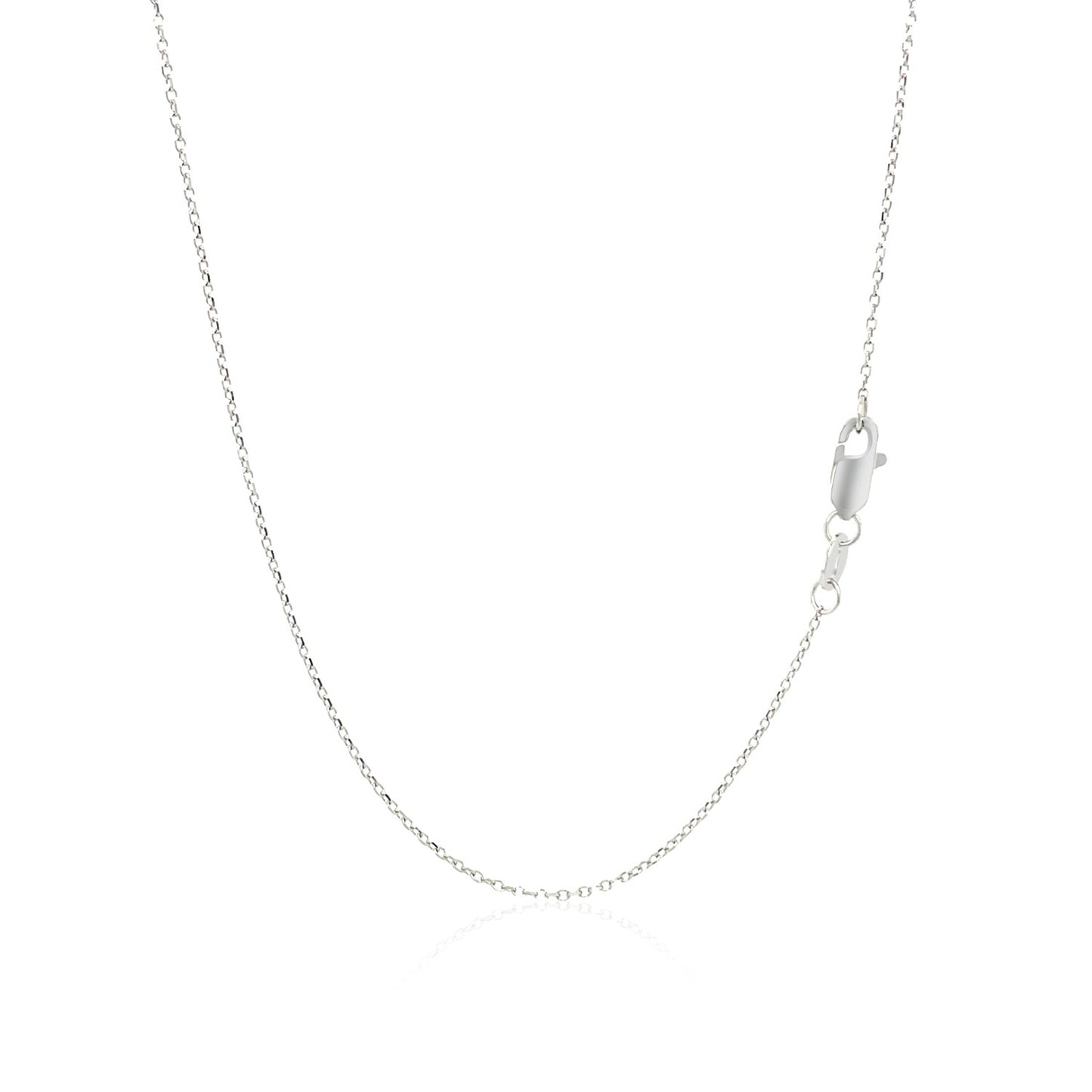 14k White Gold Diamond Embellished Cross Motif Necklace (.21cttw) - The Best Accessory