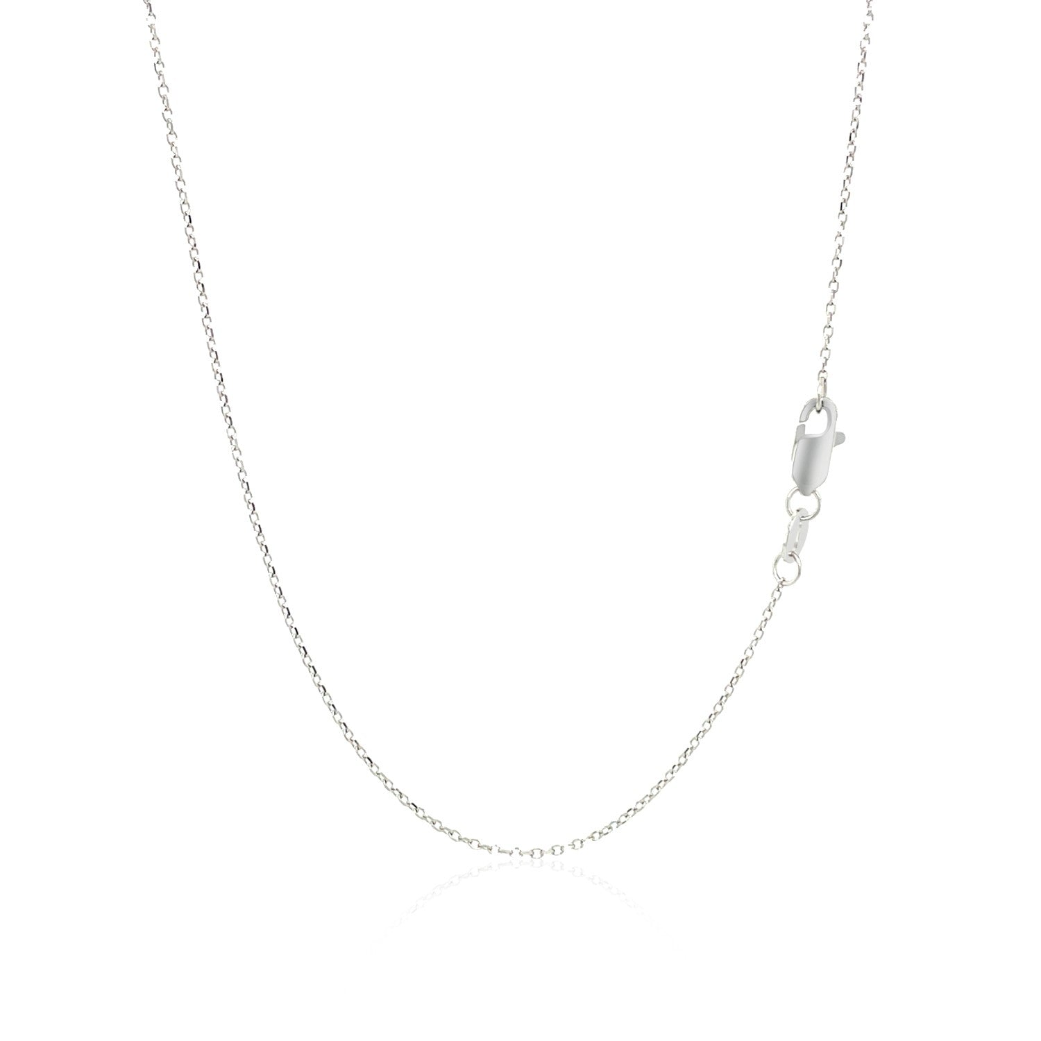 14k White Gold Diamond Embellished Cross Motif Necklace (.21cttw) - The Best Accessory