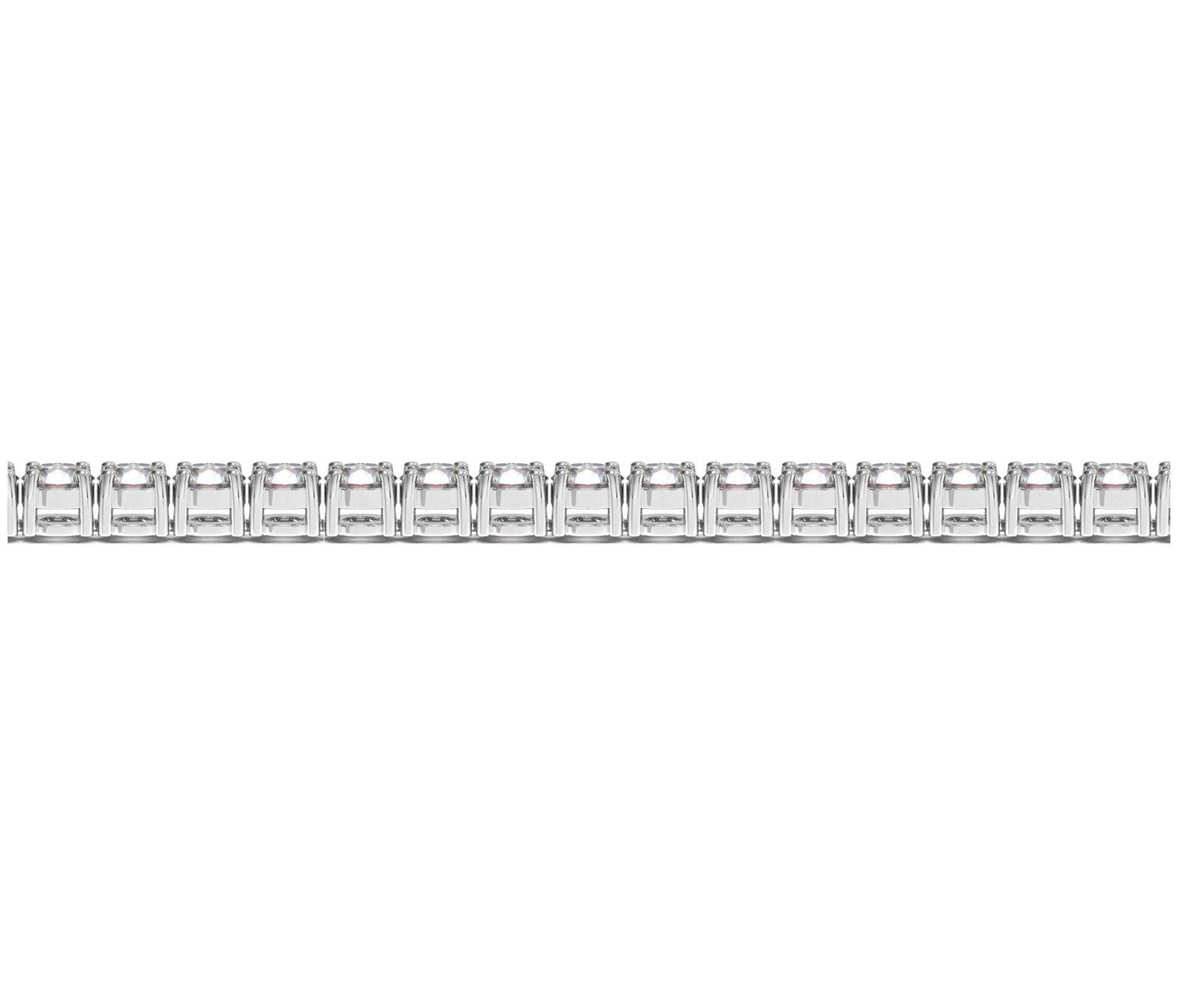 Lab Grown Round Diamond Tennis Bracelet in 14k White Gold (8 cctw F/G  VS2/SI1) - The Best Accessory