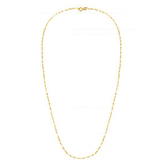 14k Yellow Gold Alternate Valentino Chain (1.40 mm) - The Best Accessory