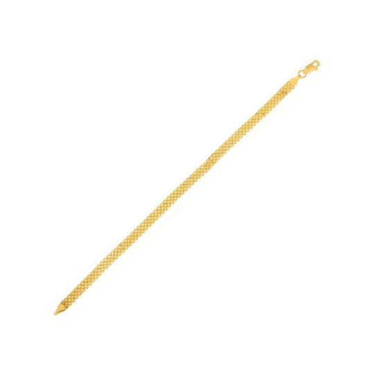 14k Yellow Gold Bismark Chain (4.70 mm) - The Best Accessory