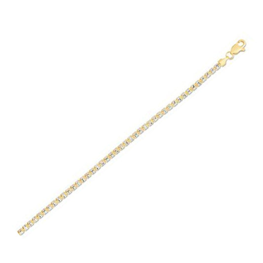 Ice Barrel Chain in 14k Yellow Gold (2.70 mm) - The Best Accessory
