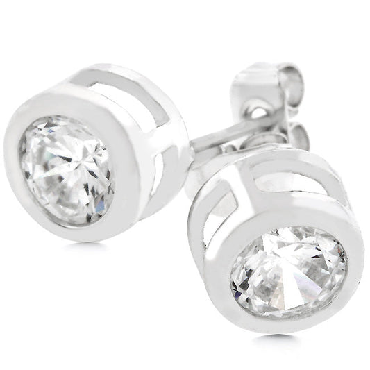 Bezel Stud Earrings - The Best Accessory