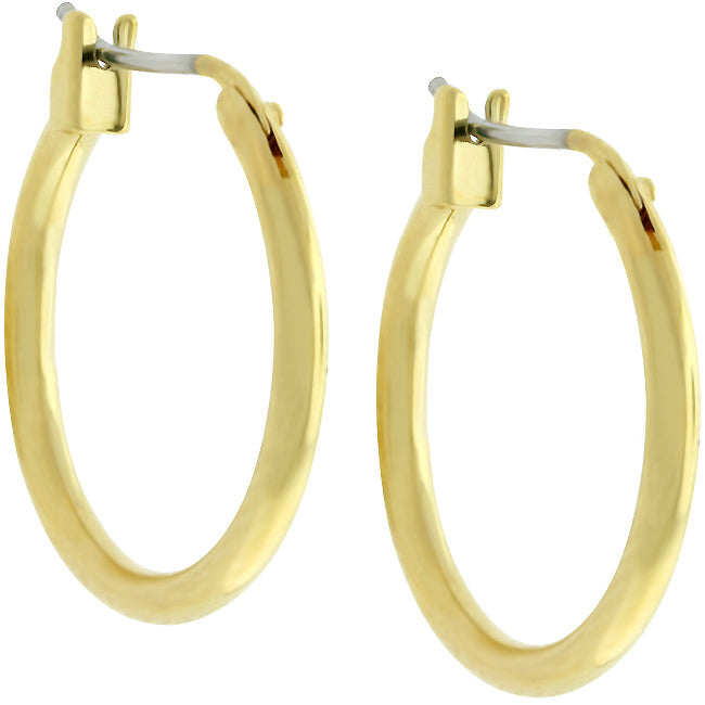 Small Golden Hoop Earrings - The Best Accessory
