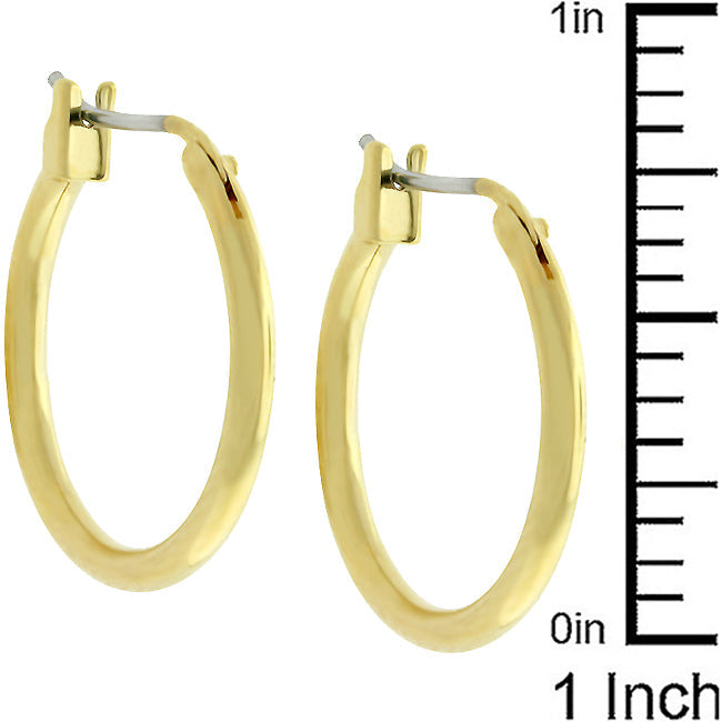 Small Golden Hoop Earrings - The Best Accessory