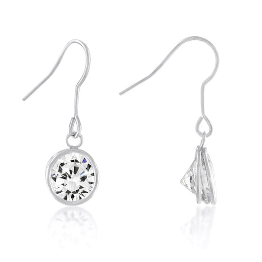 Bezel Solitaire Stud Earrings - The Best Accessory