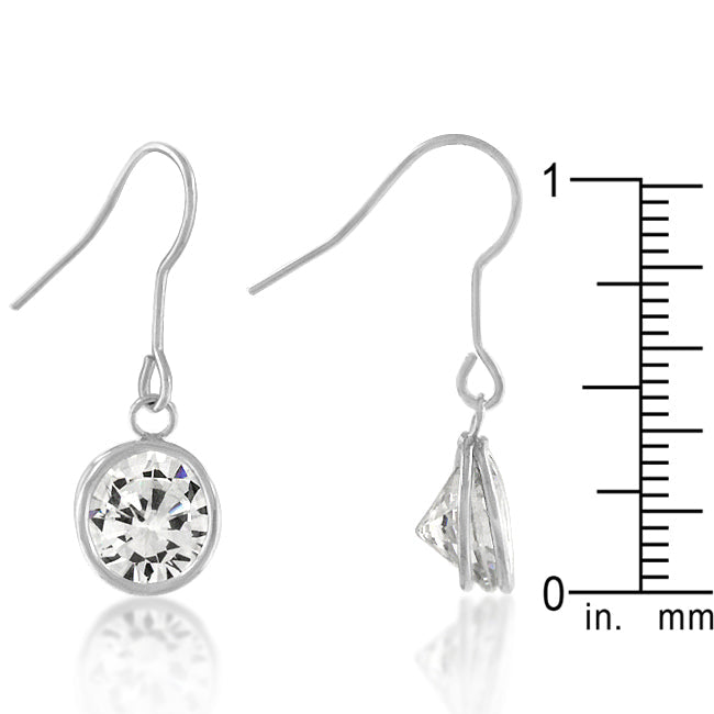 Bezel Solitaire Stud Earrings - The Best Accessory