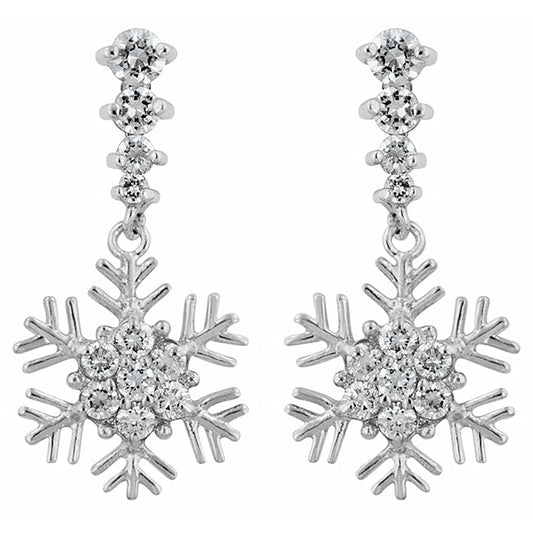 Snowflake Drop Earrings - The Best Accessory