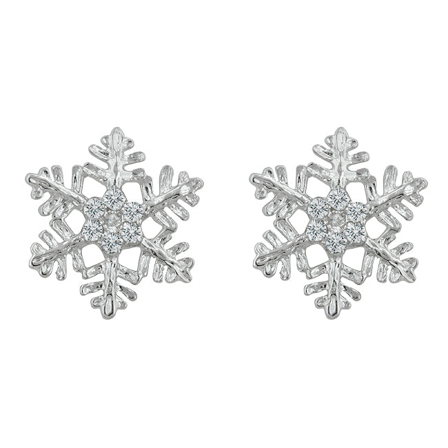 Snowflake Stud Earrings - The Best Accessory