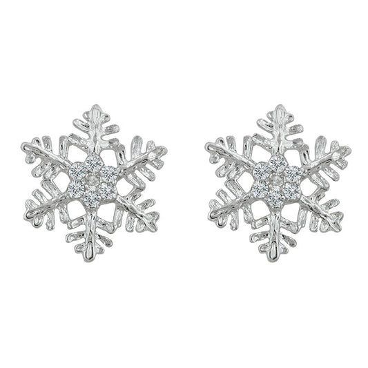 Snowflake Stud Earrings - The Best Accessory