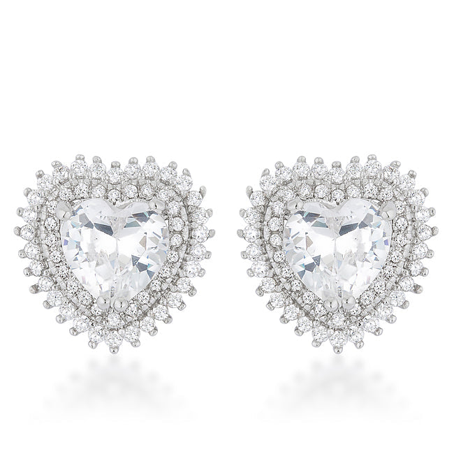 Halo Heart Earrings - The Best Accessory