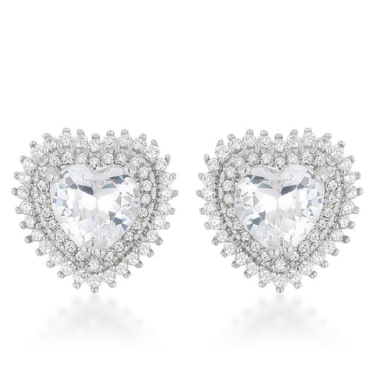 Halo Heart Earrings - The Best Accessory
