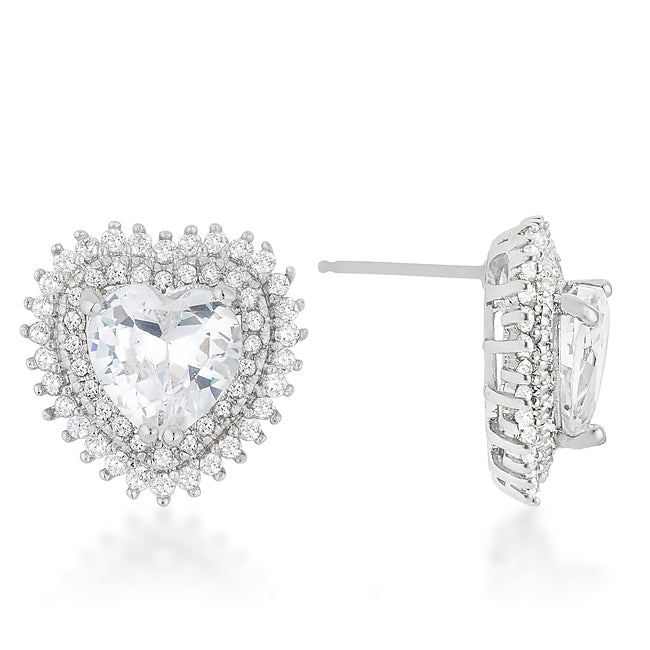 Halo Heart Earrings - The Best Accessory