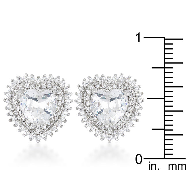 Halo Heart Earrings - The Best Accessory