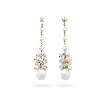 Yellow Gold Pearl Drops - The Best Accessory
